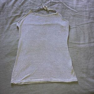Striped halter cami